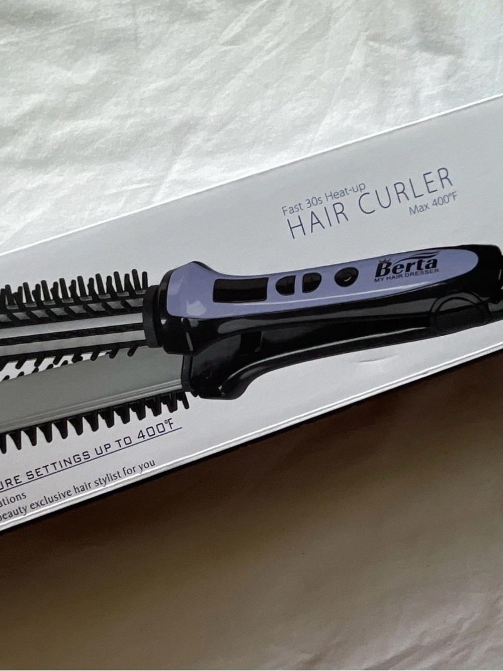 Purple & Black 3-in-1 Hair Curler